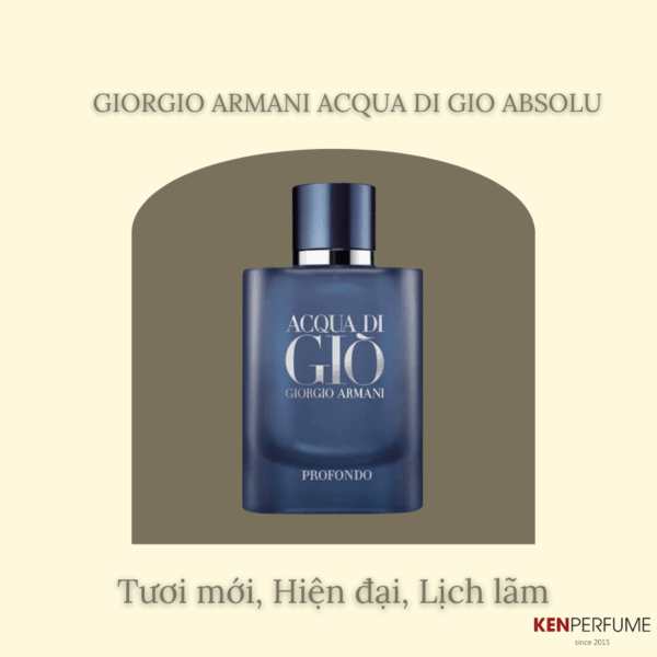 Nước Hoa Nam Giorgio Armani Acqua Di Giò Profondo