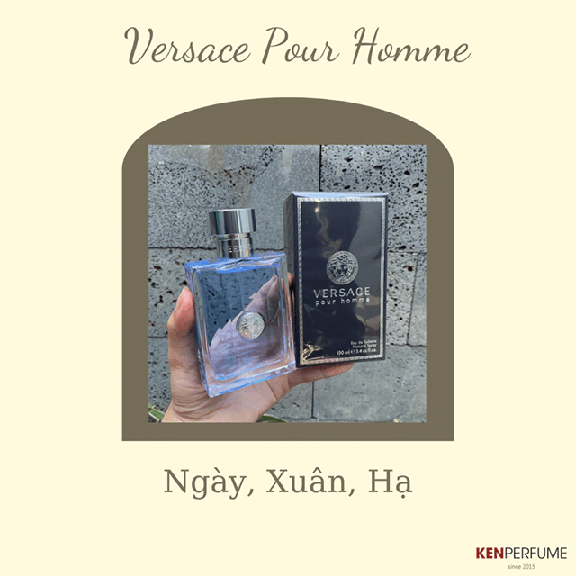 Nước hoa cho nam Versace Pour Homme lựa chọn tuyệt vời cho các doanh nhân trẻ