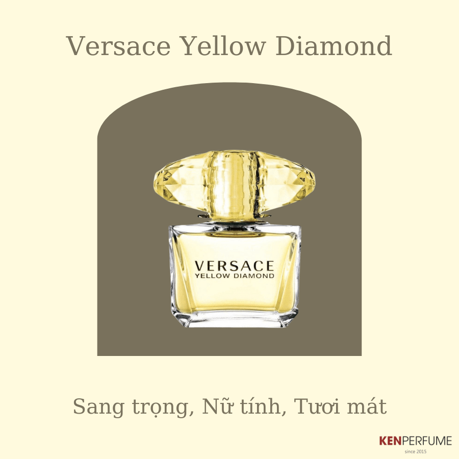 Versace Yellow Diamond - Sang trọng, tươi mát và nữ tính