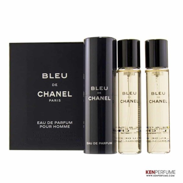 Set Nước Hoa Nam Chanel Bleu de Chanel EDP 3x20ml
