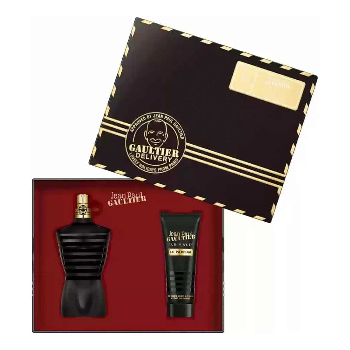 Set Nước Hoa Nam Jean Paul Gaultier Le Male Le Parfum EDP Intense (125ml + Shower Gel 75ml)