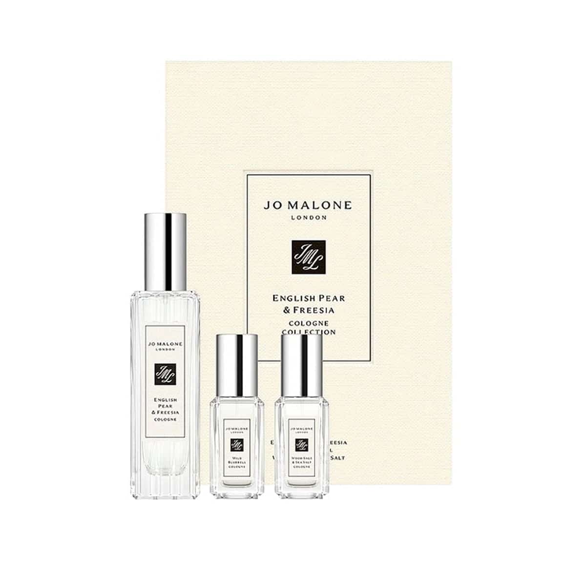 Set Nước Hoa Nữ Jo Malone English Pear 30ml + Wild Bluebell 9ml + Wood Sage 9ml