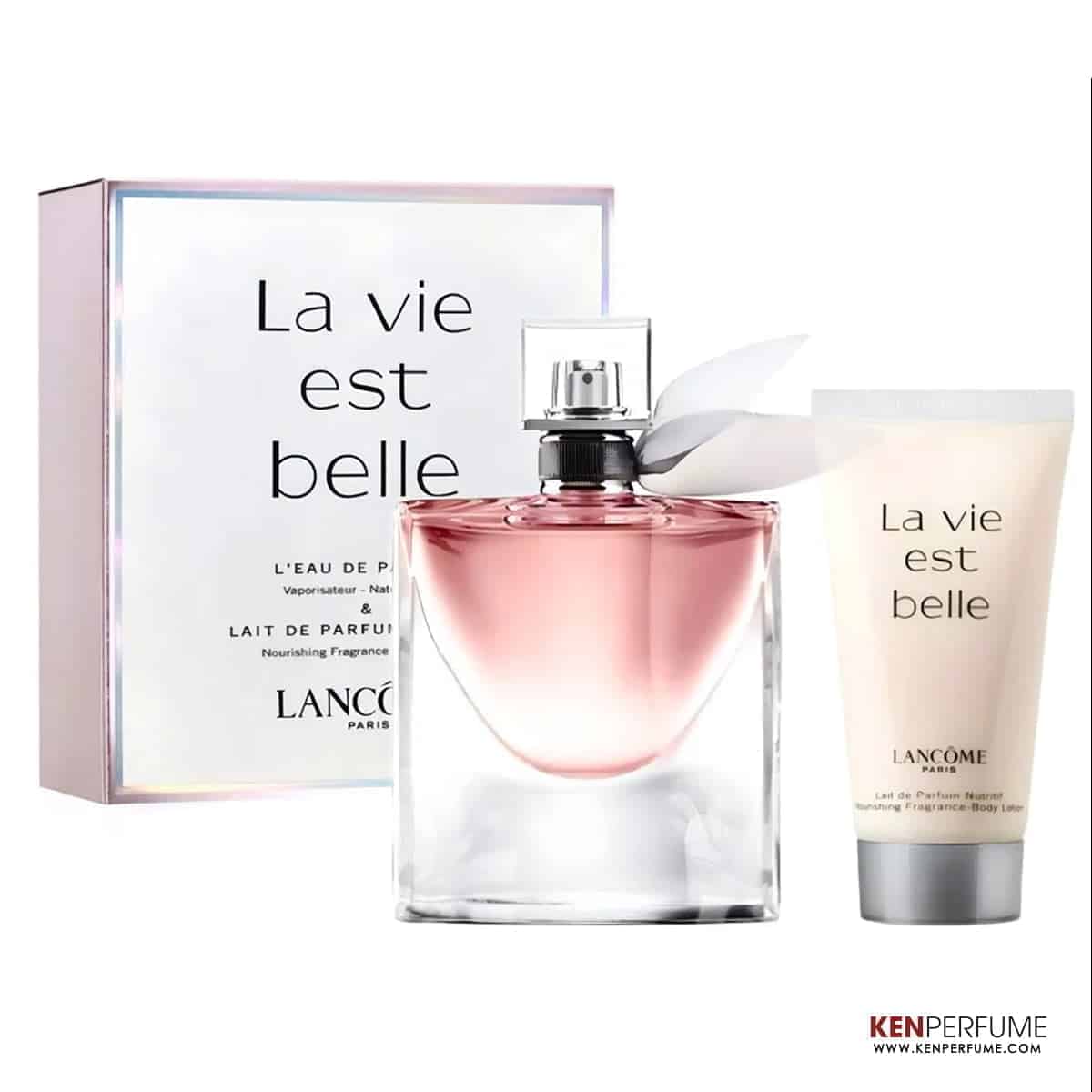 Set Nước Hoa Nữ Lancome Lavie Est Belle EDP (50ml + Body Lotion 50ml)