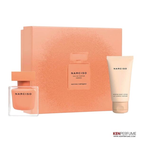 Set Nước Hoa Nữ Narciso Rodriguez Ambree EDP (50ml + Body Lotion 50ml)