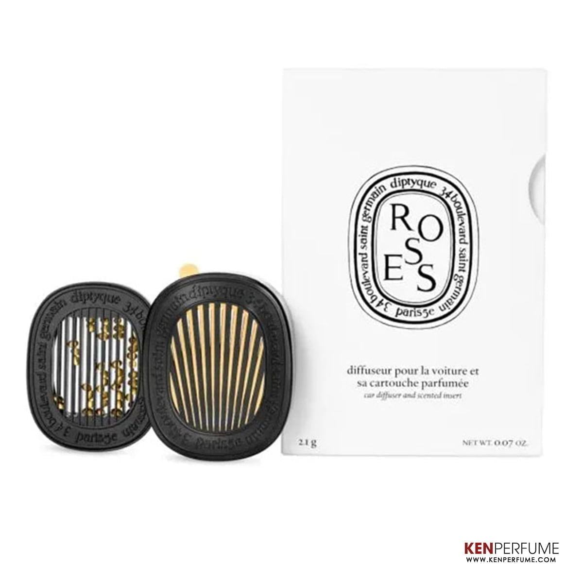 Nước Hoa Ô Tô Diptyque Car Diffuser And Insert Rose 2.1g
