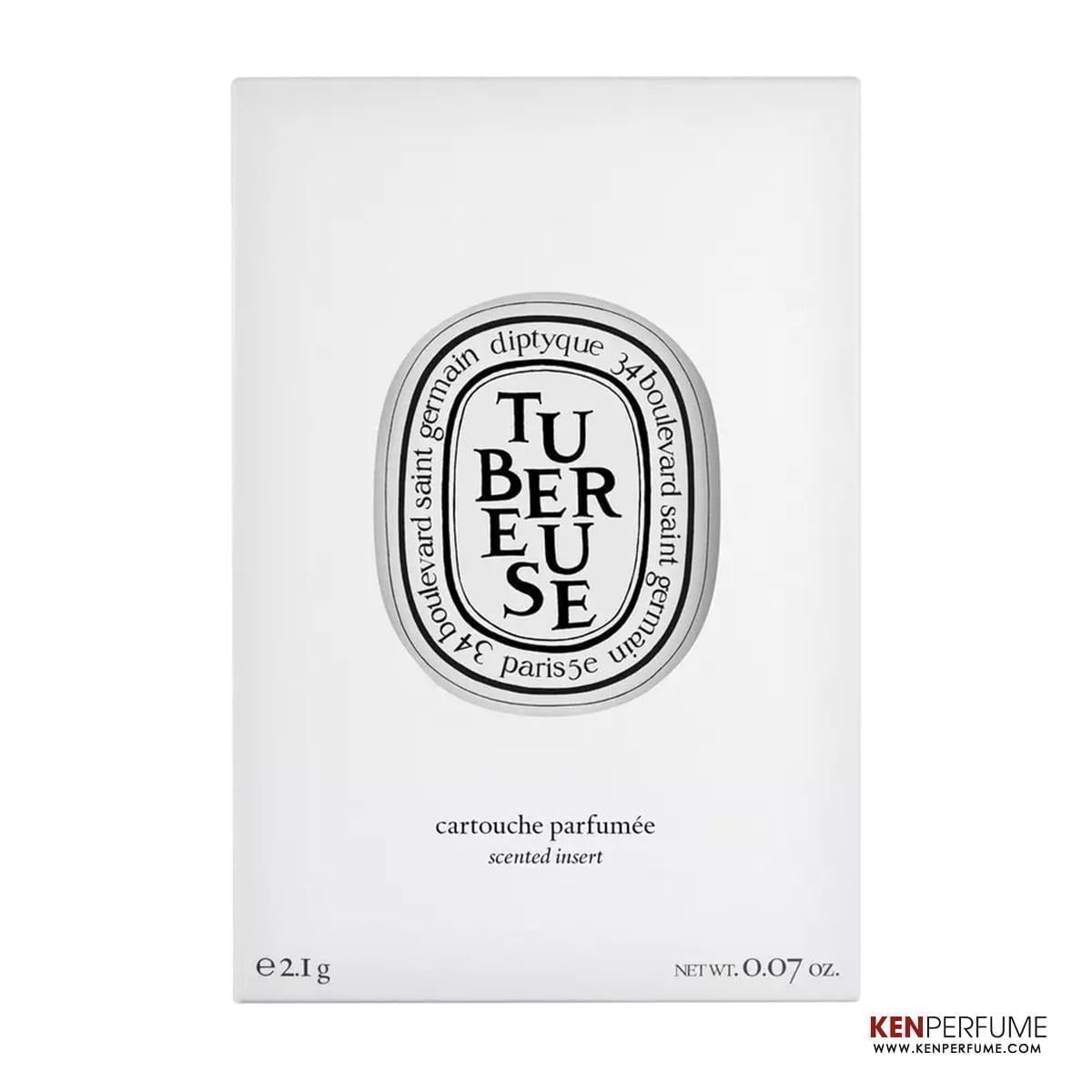 Nước Hoa Ô Tô Diptyque Car Diffuser And Insert Tubéreuse / Tuberose 2.1g