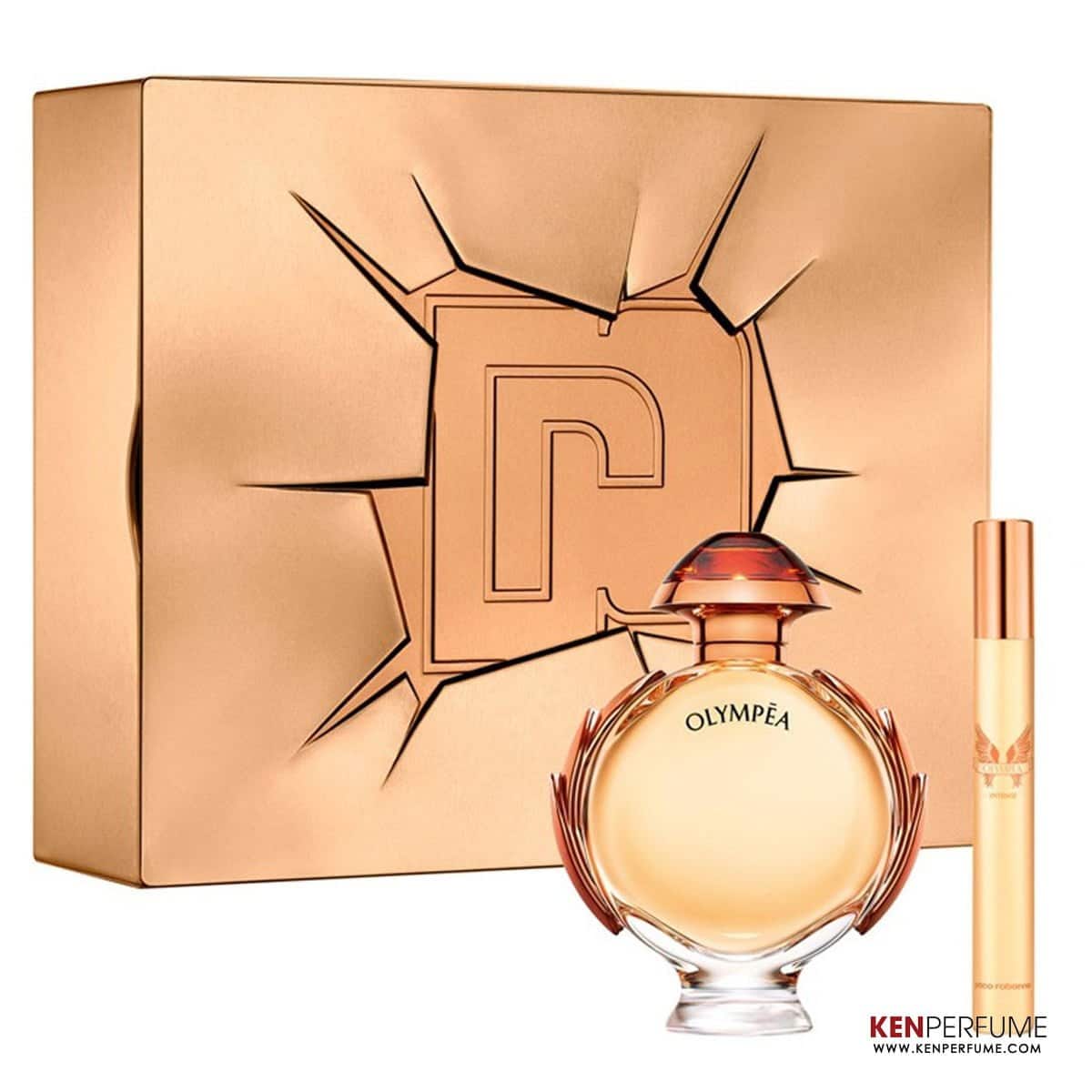 Set Nước Hoa Nữ Paco Rabanne Olympea Intense (80ml + Mini 10ml)
