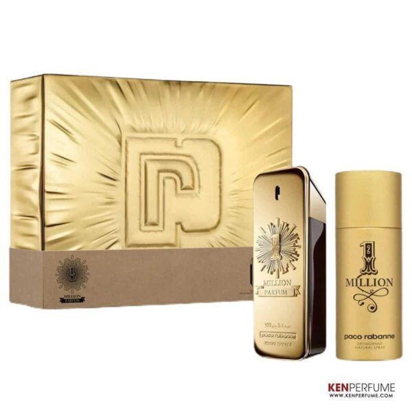Set Nước Hoa Nam Paco Rabanne One Million Parfum (100ml + LKM 150ml)