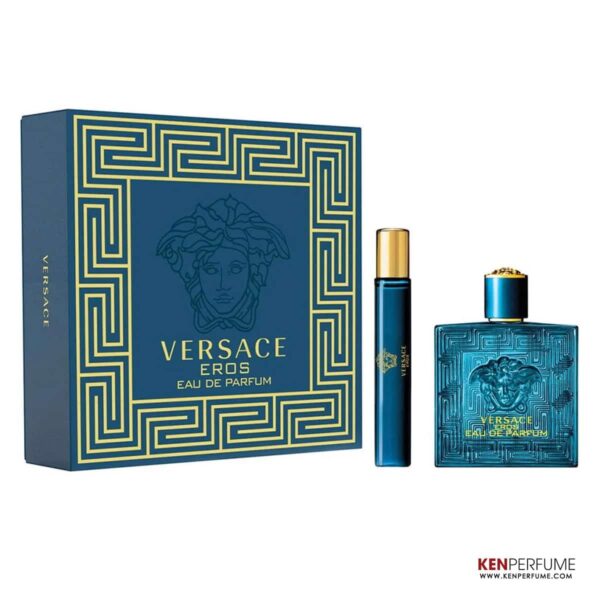 Set Nước Hoa Nam Versace Eros EDP ( 100ml+ Mini 10ml)